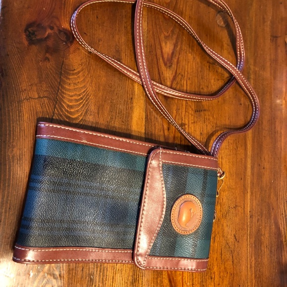 Handbags - Plaid Leather Crossbody Bag